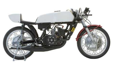 Photo of a TZ-350 Motorcycle
