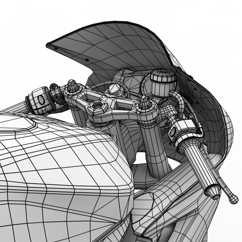 Cockpit wireframe