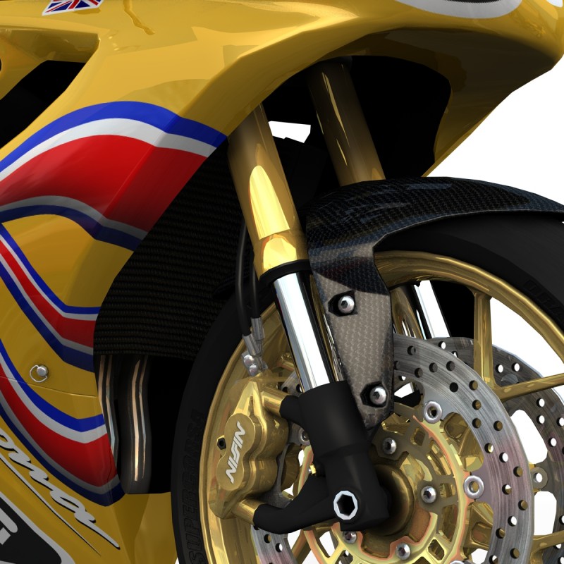 Front wheel close up