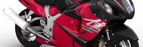 Hayabusa Red/Black - front right Hayabusa Red/Black - front right
