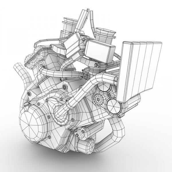 Right front wireframe