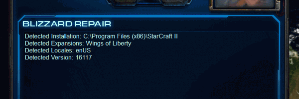StarCraft II Repair Tool