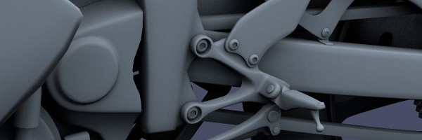 Left side rear sets - Shifter