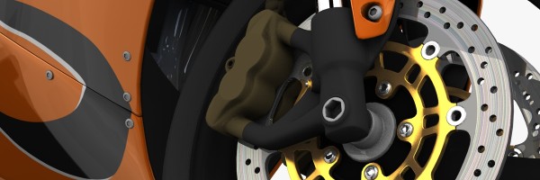 2000's Generic Sport Bike - Orange 2000's Generic Sport Bike - Orange