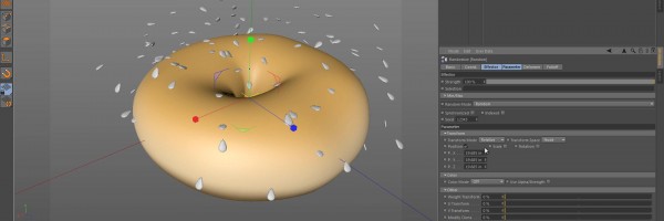 Default randomization of the seeds after adding an effector