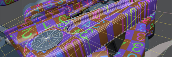 UV Mapping the caps on the large arm